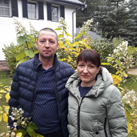 Семейная пара, деревня Новоглаголево, Южная улица, Киевское шоссе, Виктор